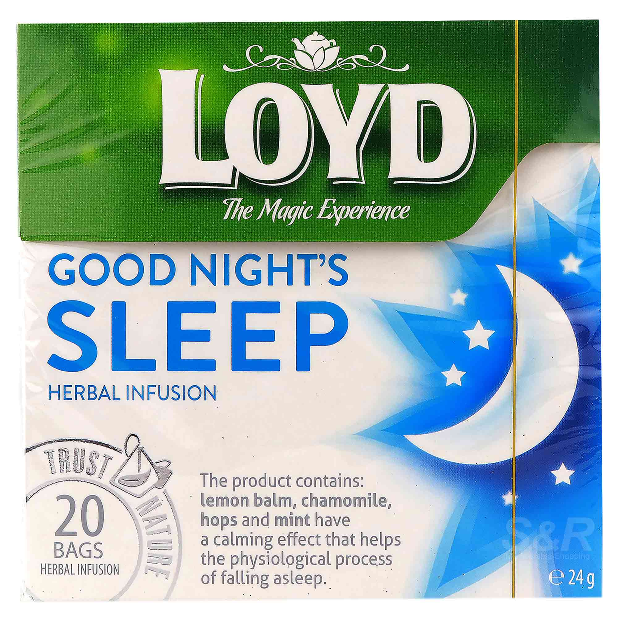 Loyd Good Night's Sleep Herbal Infusion Tea 20 tea bags